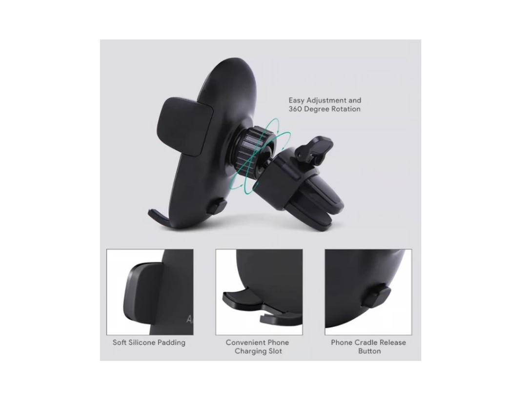 Buy Aukey 360° Car Mobile Holder HDC48-BK in Qatar Buy Aukey 360° Car Mobile Holder HDC48-BK in Qatar